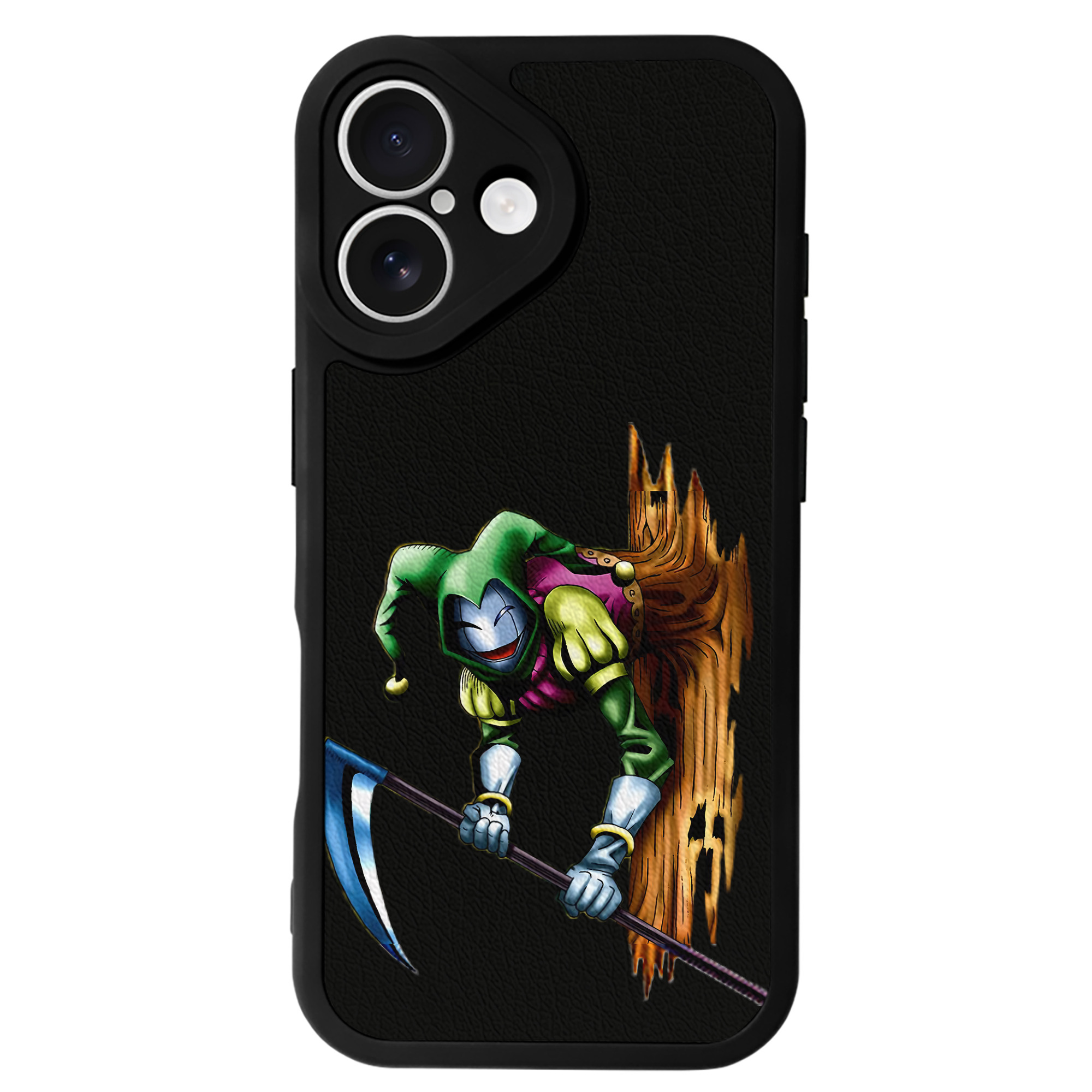 （画像用） 遊☆戯☆王 Yu-Gi-Oh! 【iPhone 16シリーズ対応】シリコンスマホケース（レザー調） 材質：シリコン